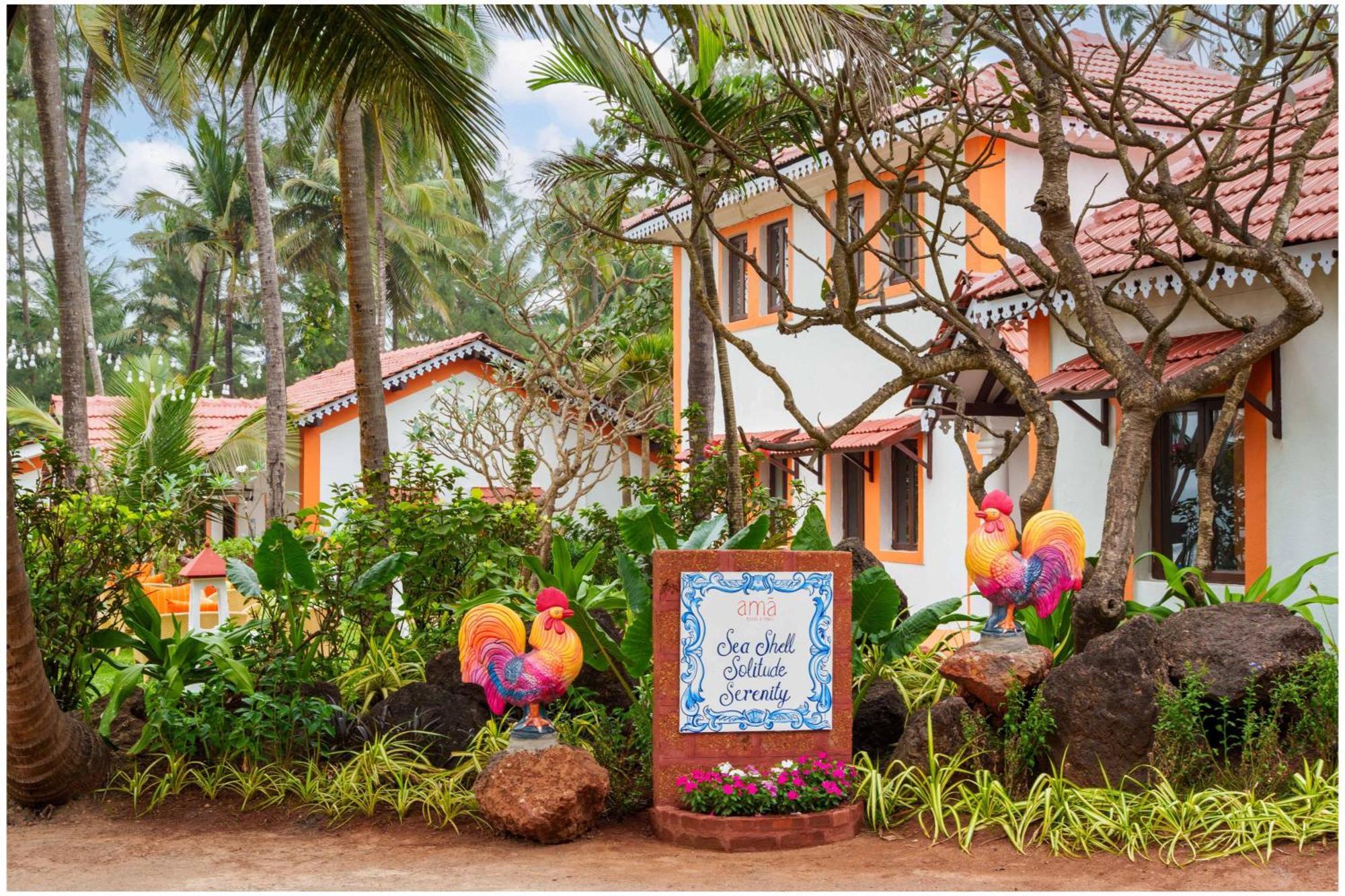 Amã Stays & Trails Aguada Shell Villa , Goa Candolim Eksteriør billede